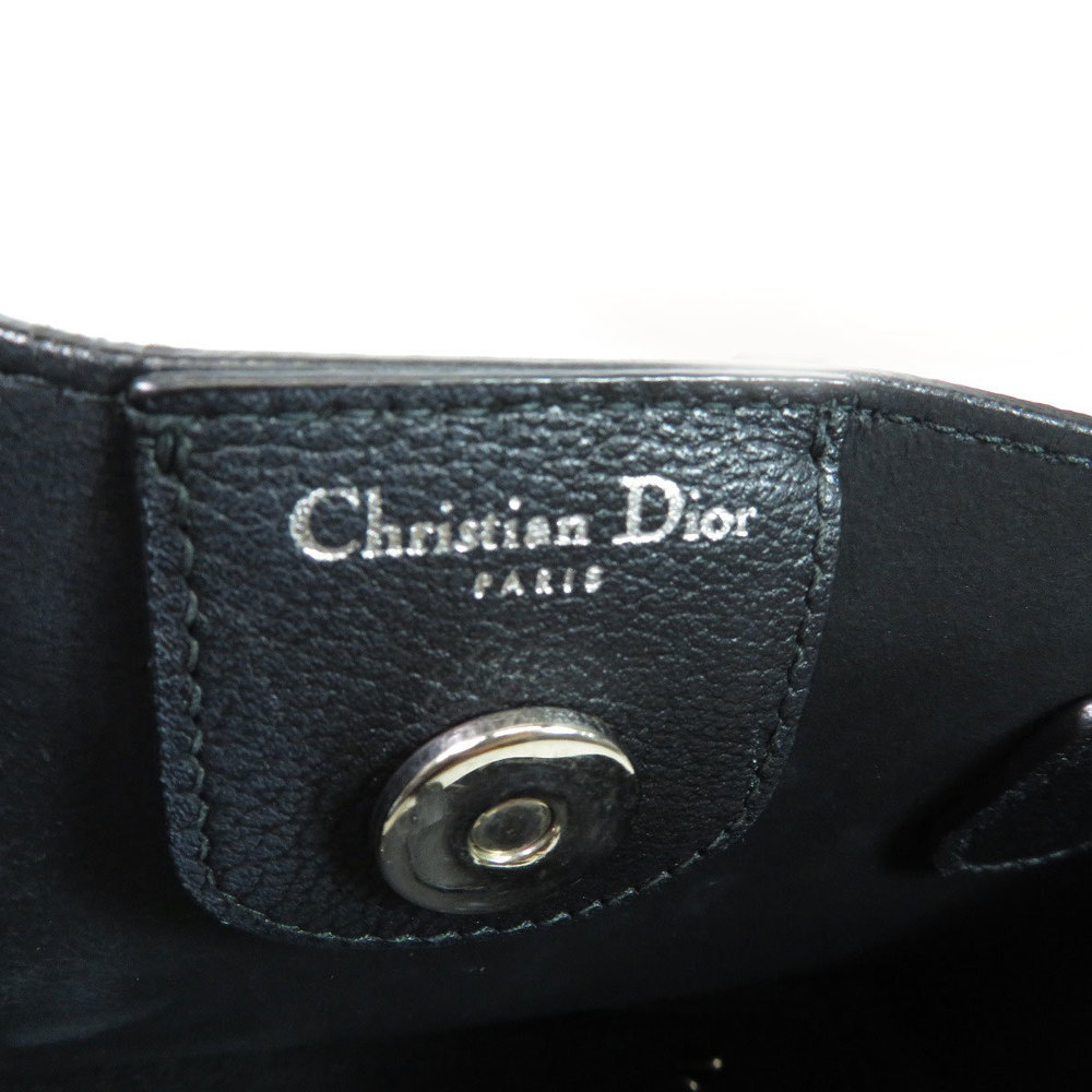 Christian Dior Simple Tote Bag Leather Black - Picture 5 of 9